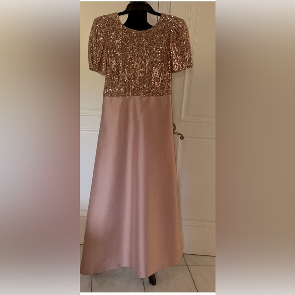 Sachin + Babi Rose Gold Sequin Dress